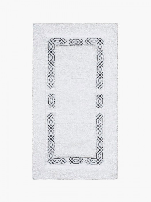 Alfombra bano blanca