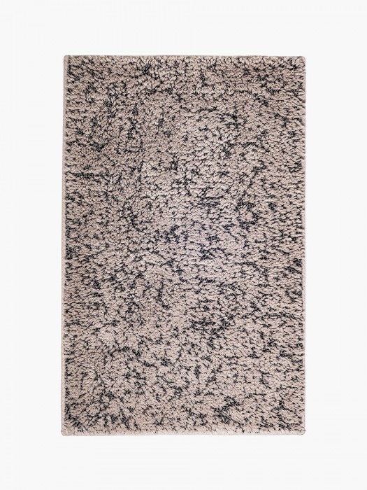 Alfombra bano blanca y negro