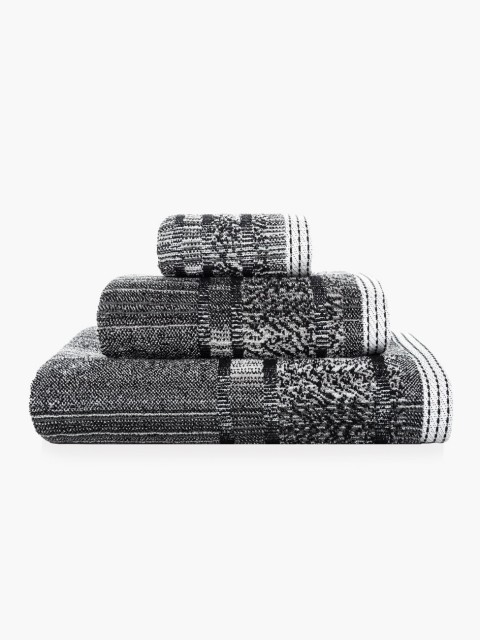 Set 3 serviettes noir