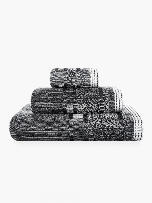 Set 3 serviettes noir