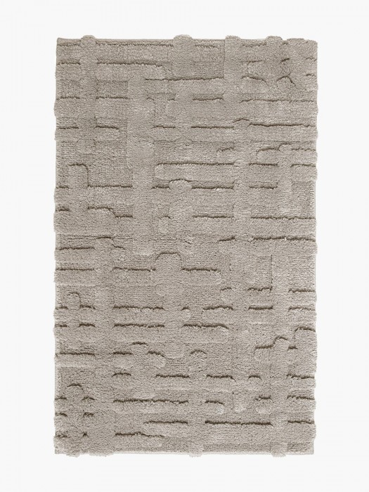Bath rug white