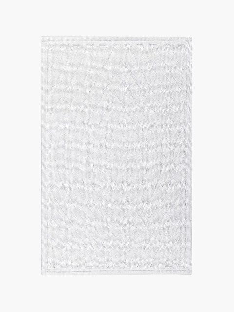 Alfombra bano blanca