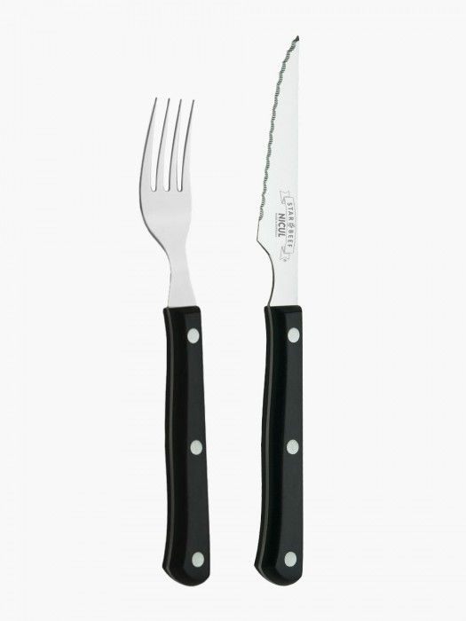 Juego de  2 cuchillo y 2tenedor