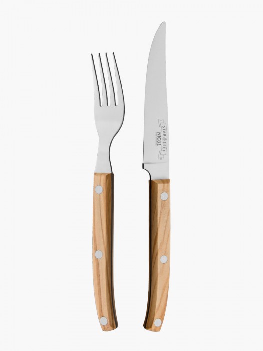 Juego de  2 cuchillo y 2tenedor