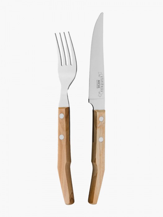 Juego de  2 cuchillo y 2tenedor