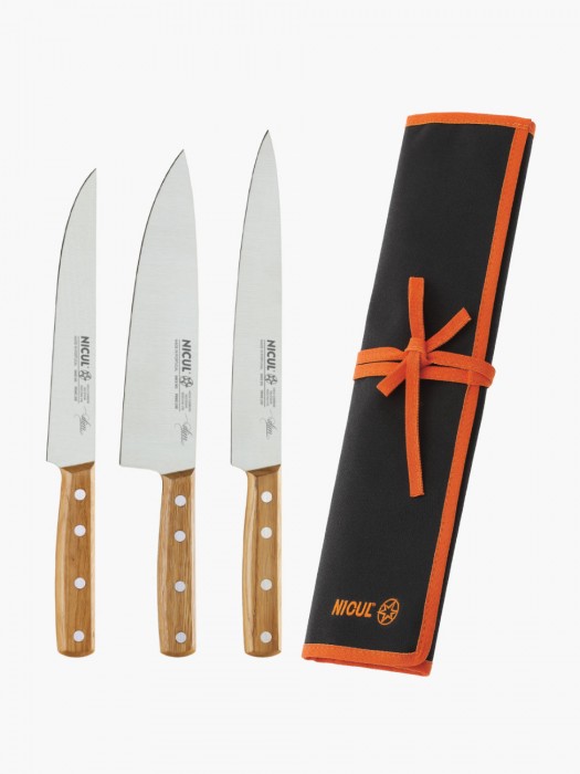 Estuche con 3 Cuchillos