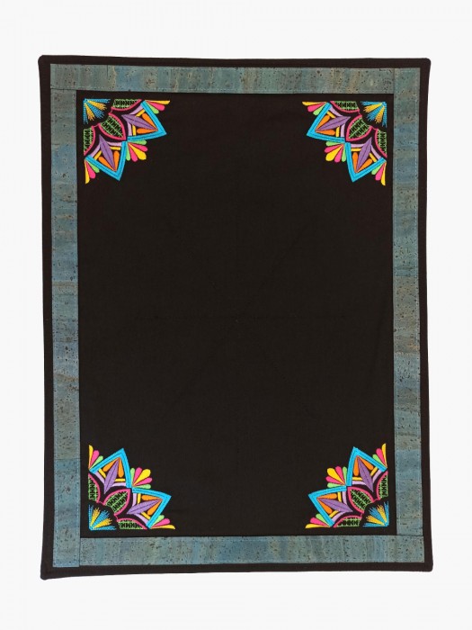 Individual de Mesa com Cortiça Azul