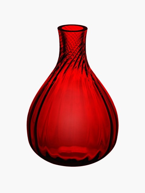 Vase Soliflore Basse Rouge
