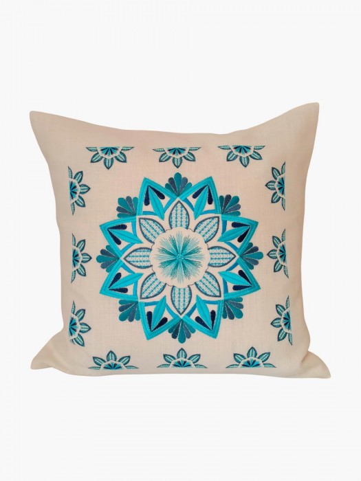 Linen Cushion Cover Blue