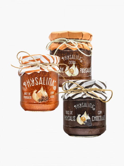 Pack 3 Compotas Physalis/Chocolate/Anis