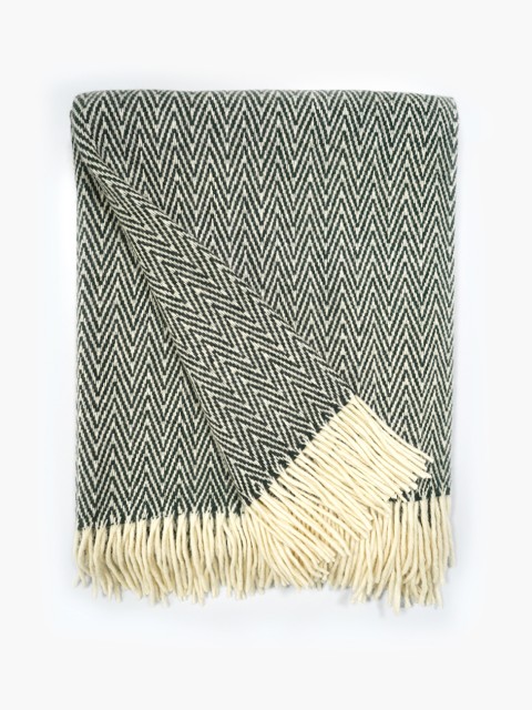 100% Wool Blanket Dark...