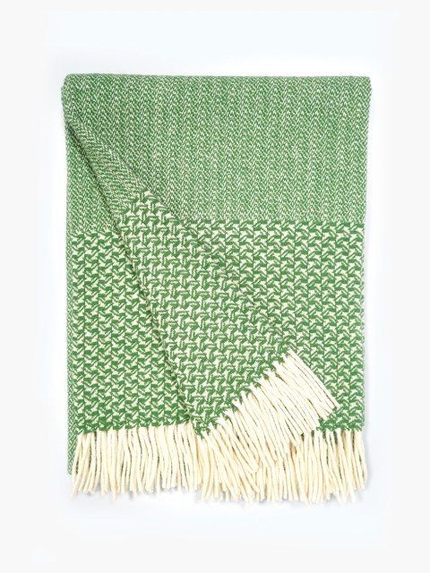 100% Wool Blanket Dry Green...
