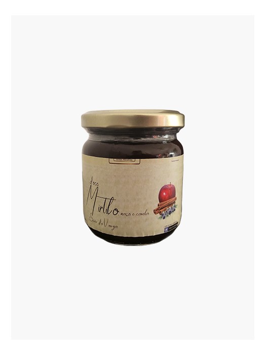 Mermelada de arándanos, manzana y canela