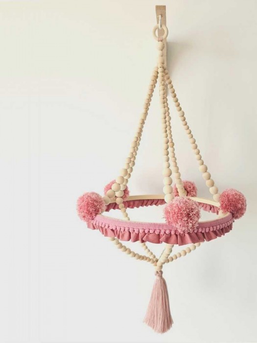 Decorative Children's Chandelier Pink