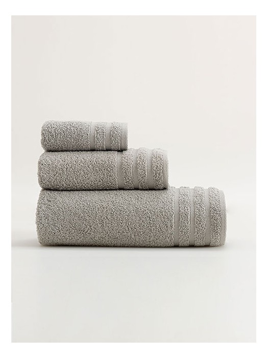 Lot de 3 Serviettes Gris