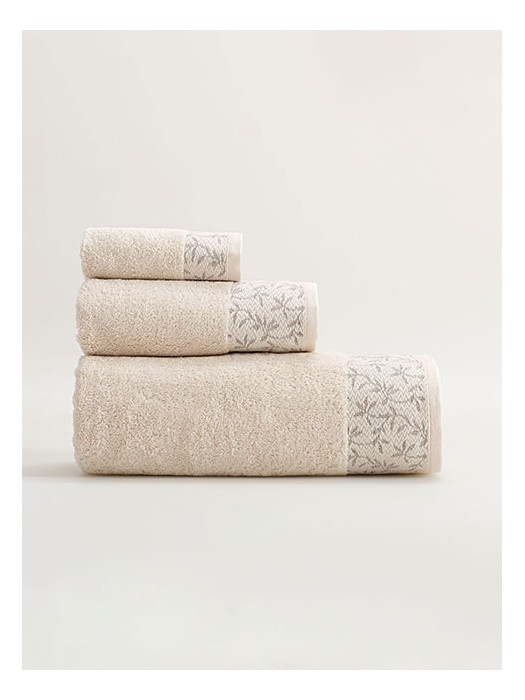 Lot de 3 Serviettes Barra Flores