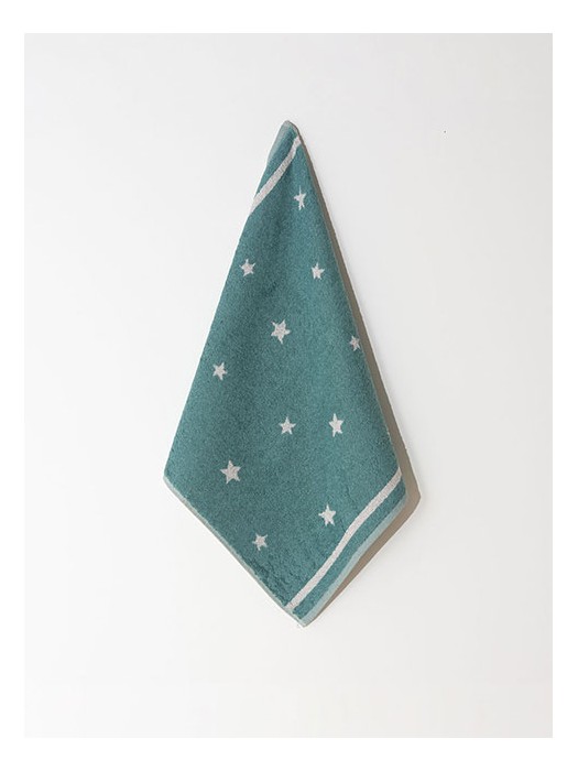 Lot de 4 Serviettes d'Éponge Turquoise