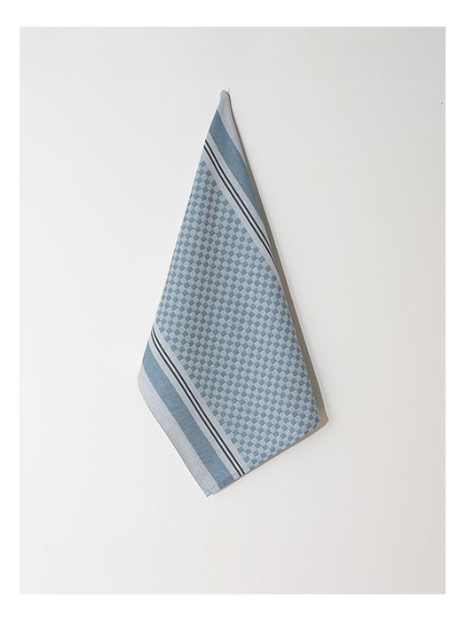 Lot de 4 Serviettes d'Éponge Bleu