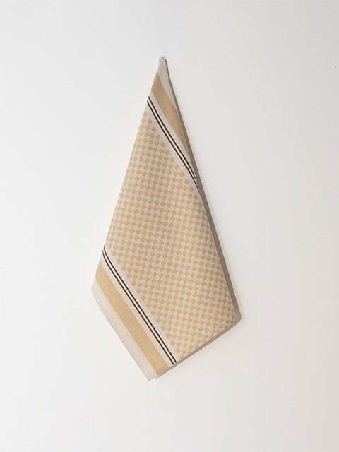 Set of 4 Tea Towels Yellow