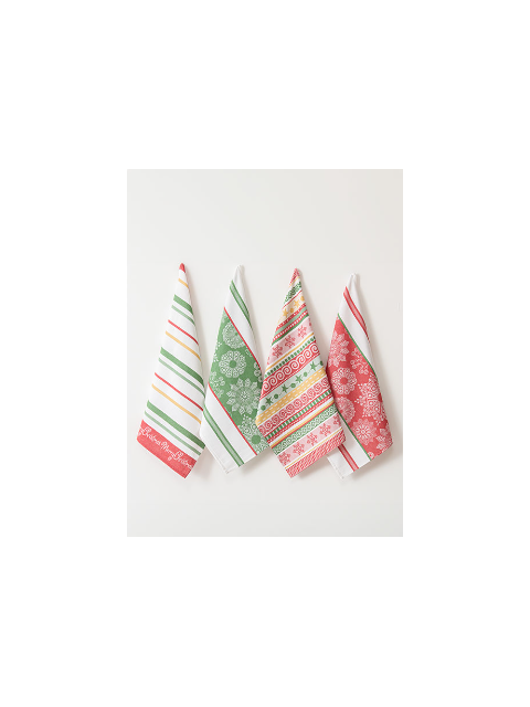 Lot de 4 Torchons 50x70 cm