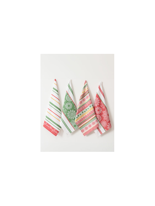 Lot de 4 Torchons 50x70 cm