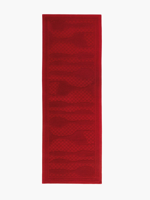 Tapete de cozinha vermelho