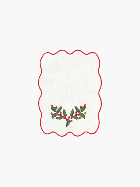 Holly Cocktail Napkin