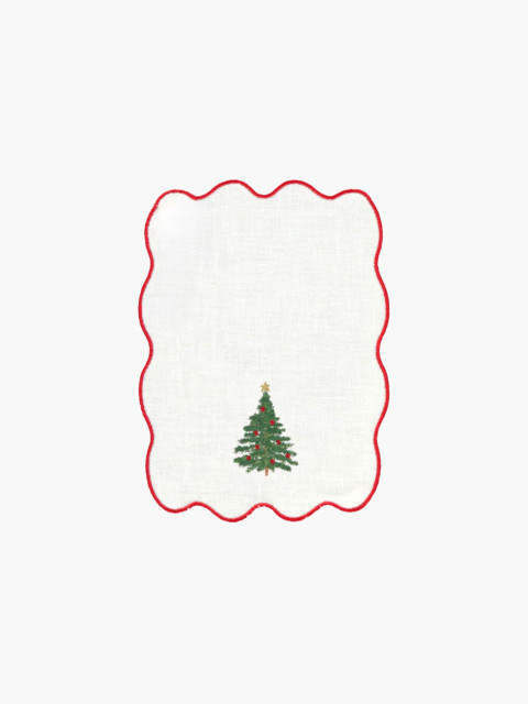 Christmas Tree Cocktail Napkin