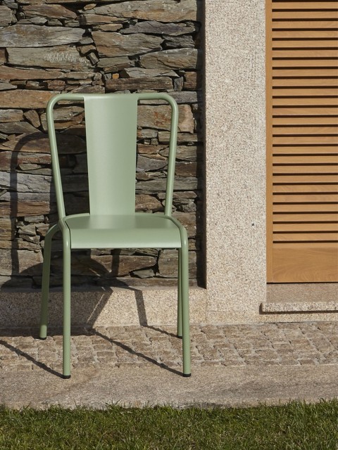 Cadeira Metálica Verde