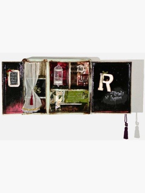 Assemblage 39x63x17cm