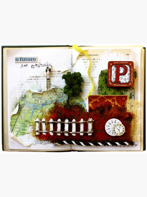 Colagem 31x27x10cm