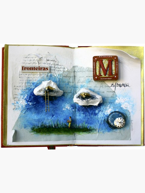 Colagem 31x27x10cm